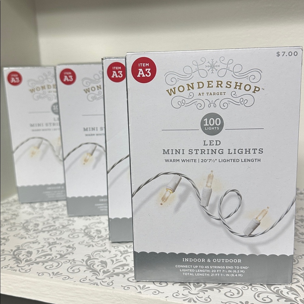 Wondershop Warm White LED String Lights